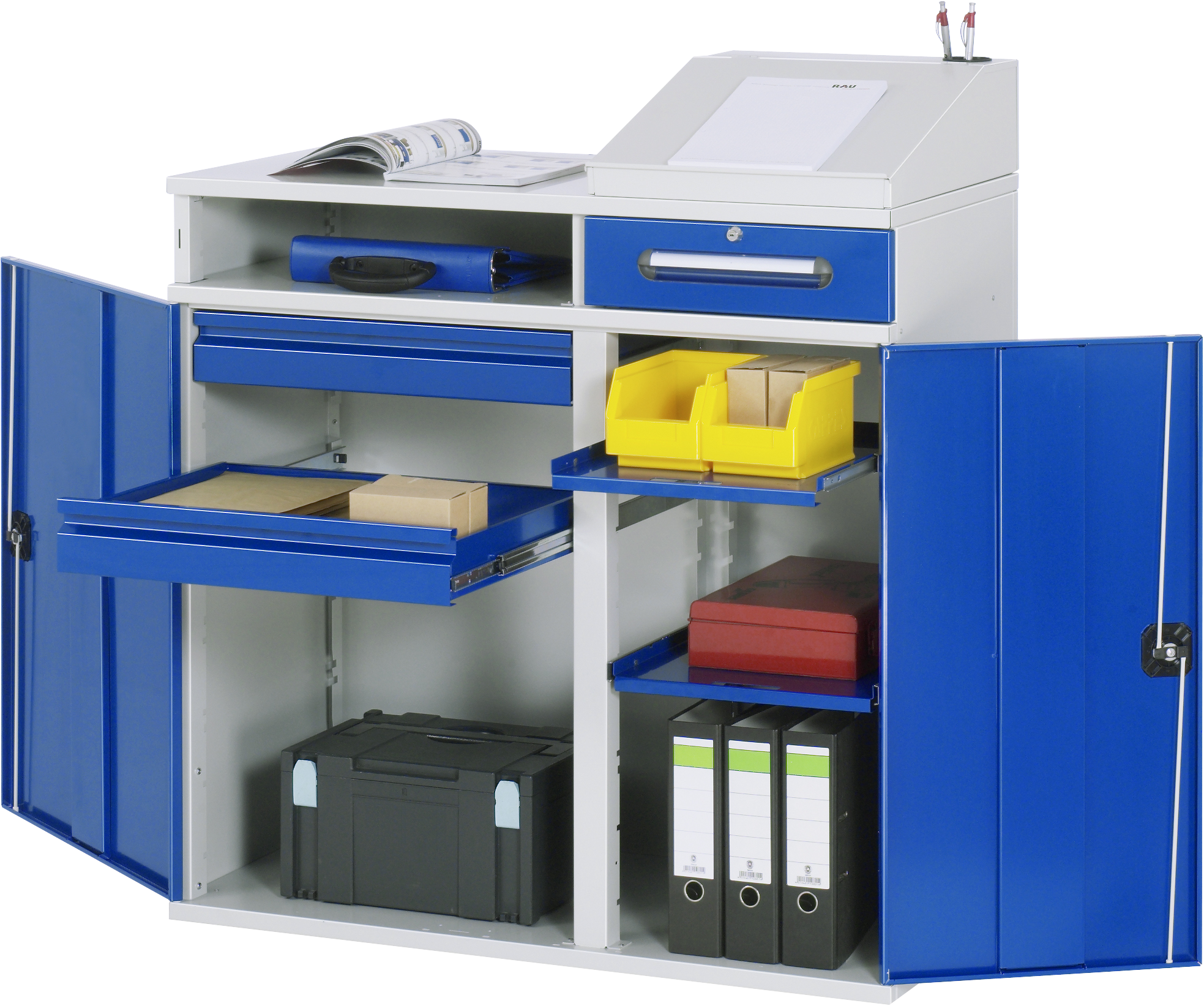 Beistellschrank-Stehpult