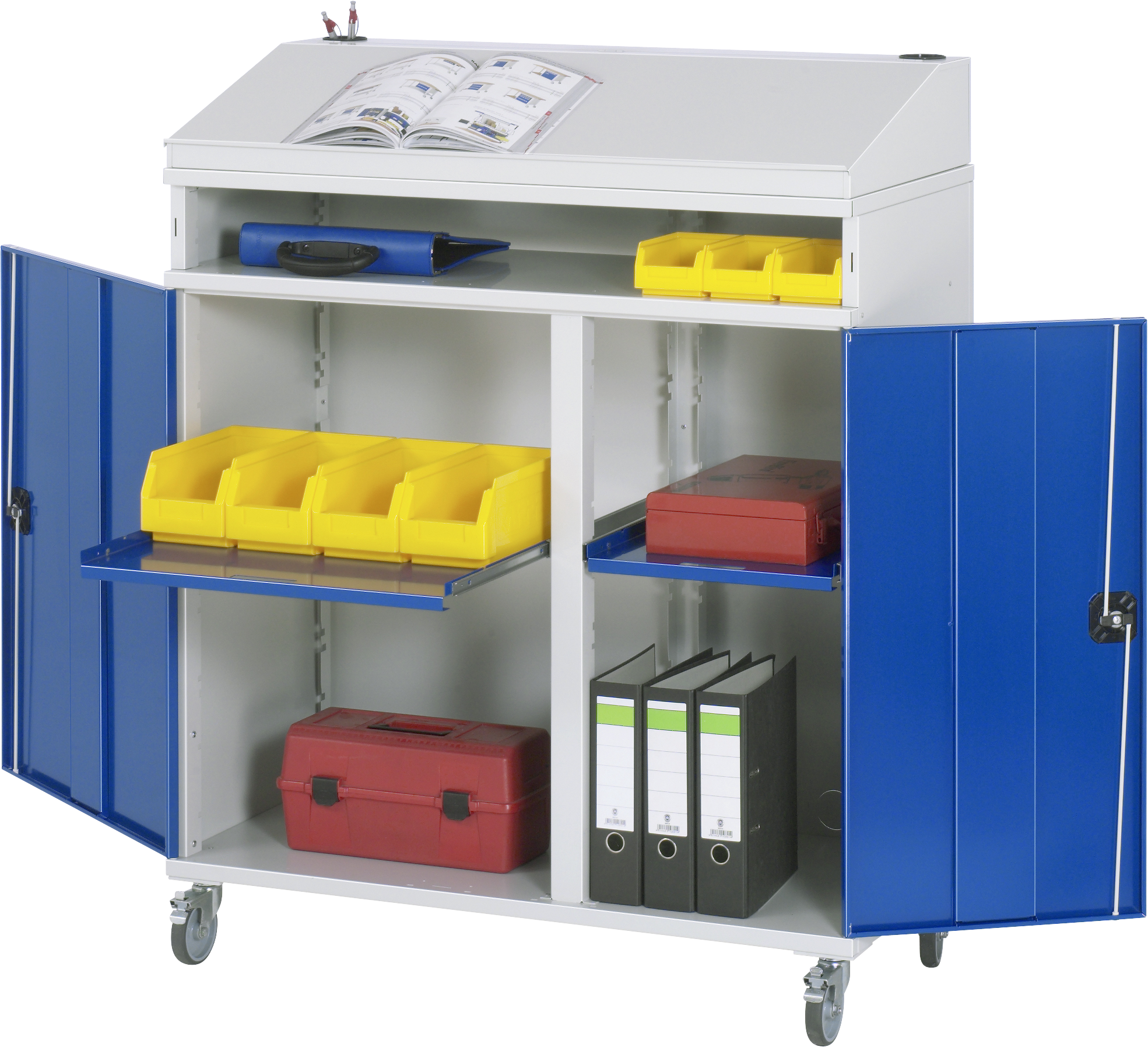 Beistellschrank-Stehpult