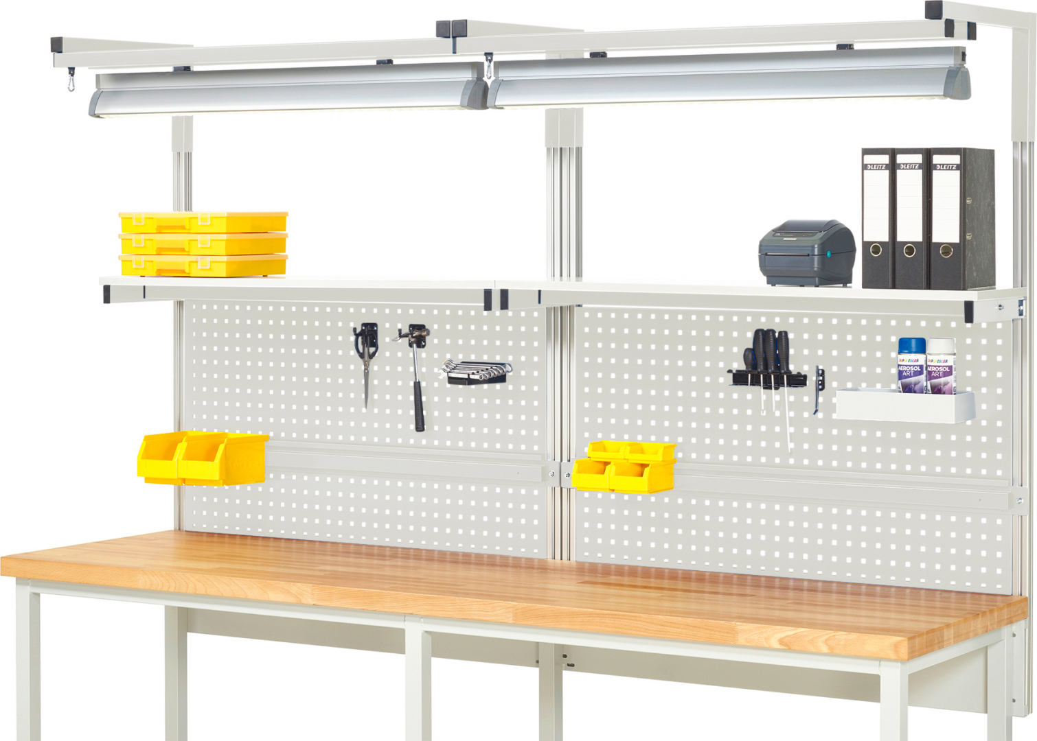 System-Aufbau - Komplettset 04 für Produktbreite 2500 mm