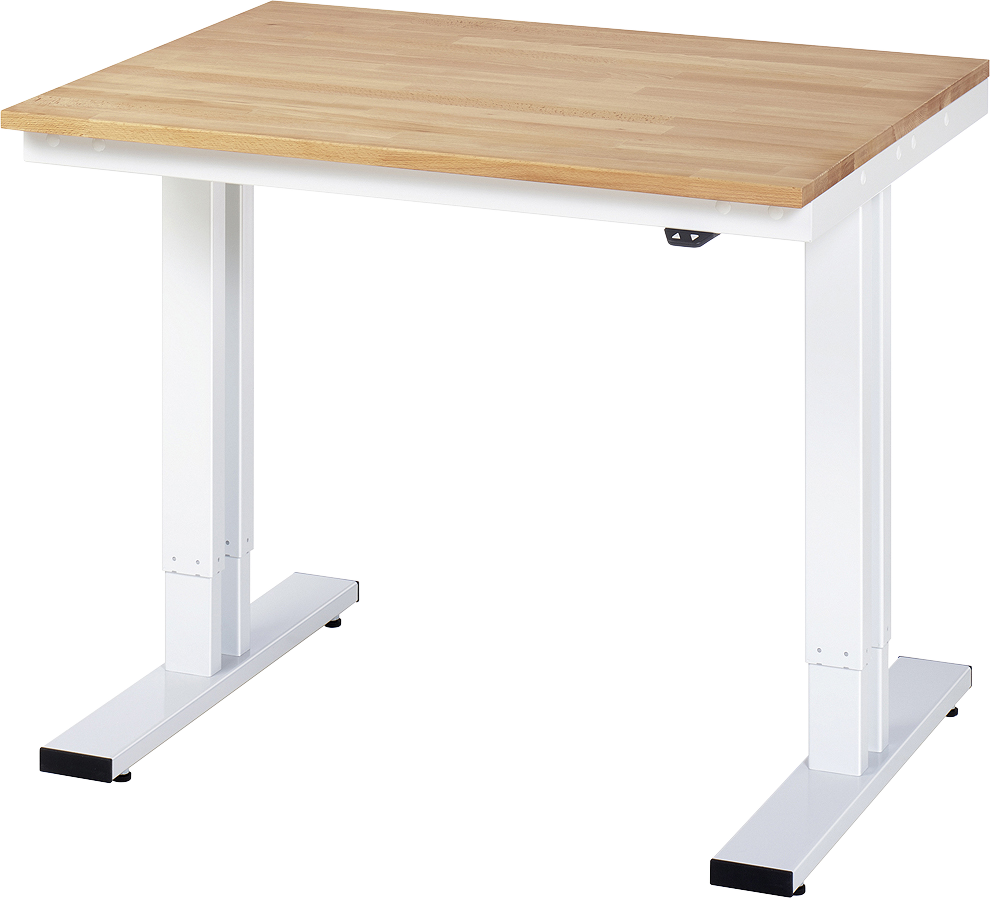 Werktisch Serie adlatus 300 Buche-Massiv-Platte