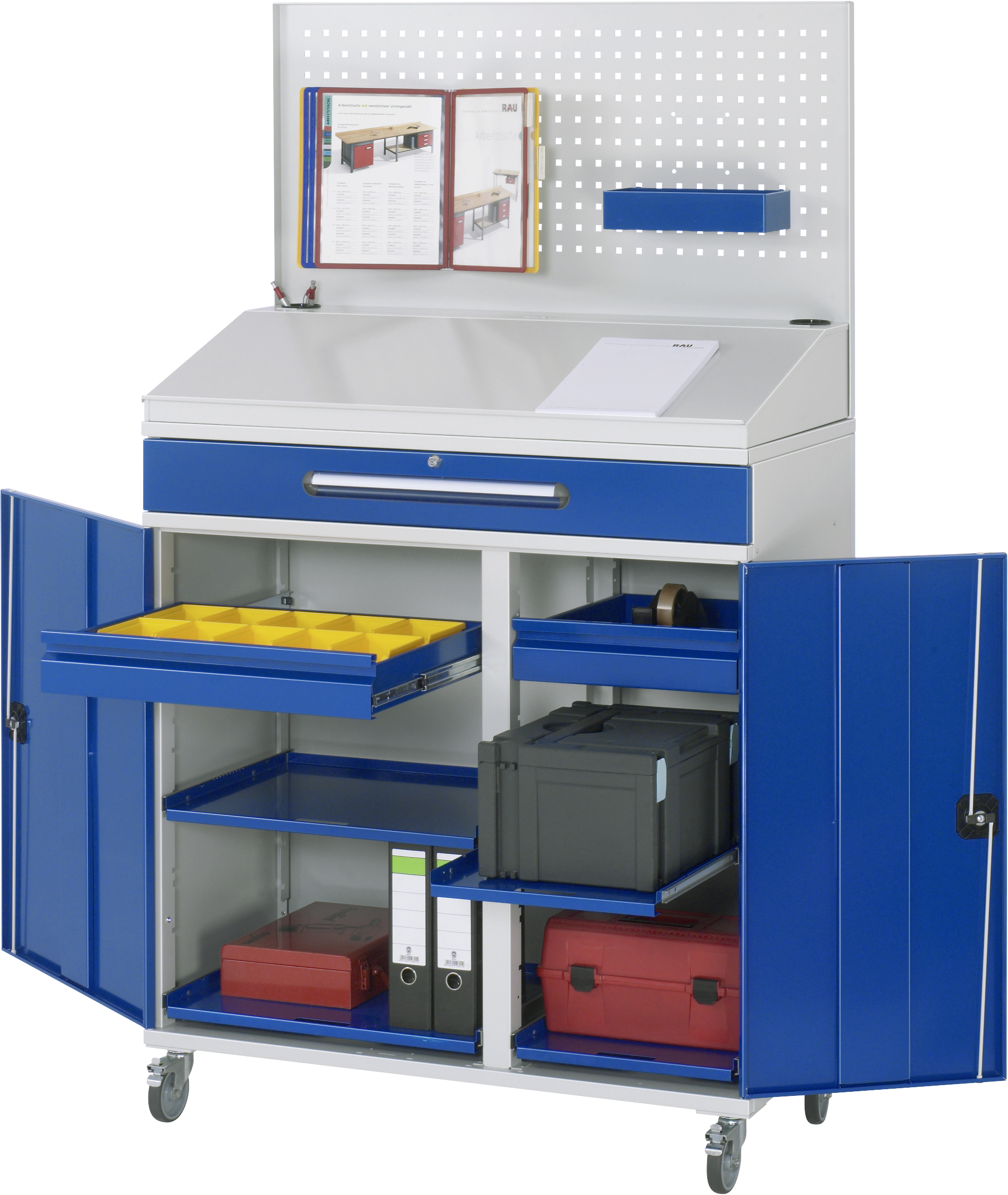 Beistellschrank-Stehpult