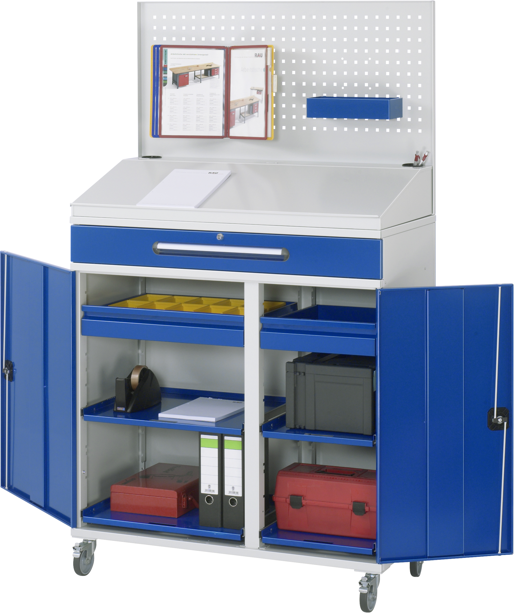 Beistellschrank-Stehpult