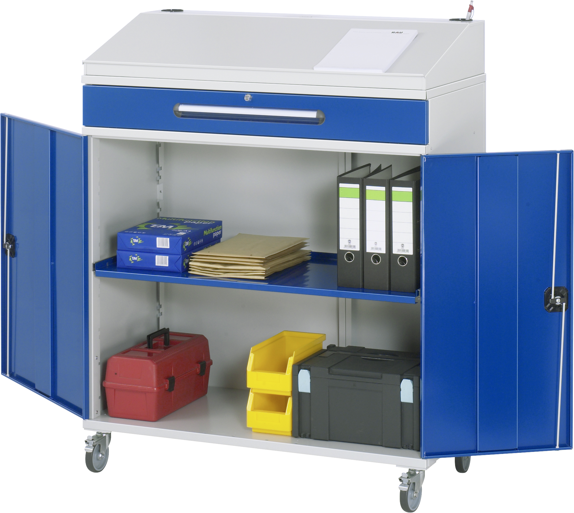 Beistellschrank-Stehpult