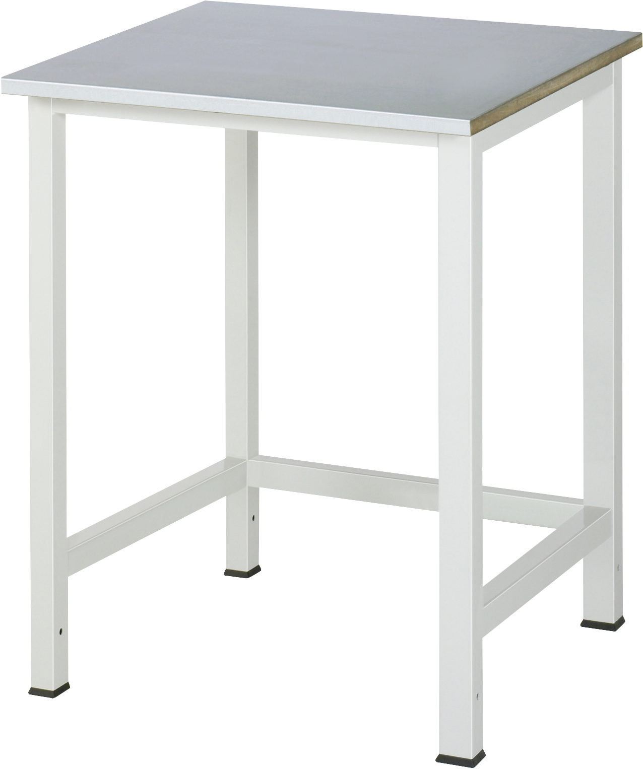 Werktisch mit Stahlblechbelag