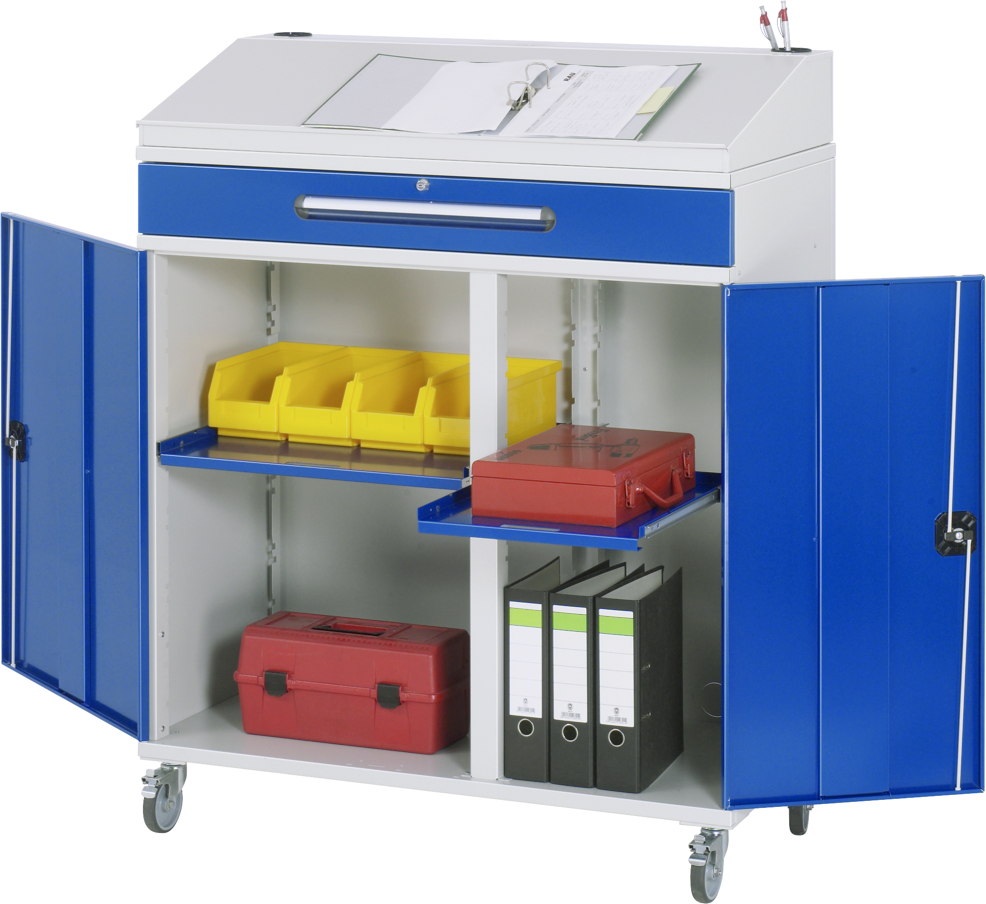 Beistellschrank-Stehpult