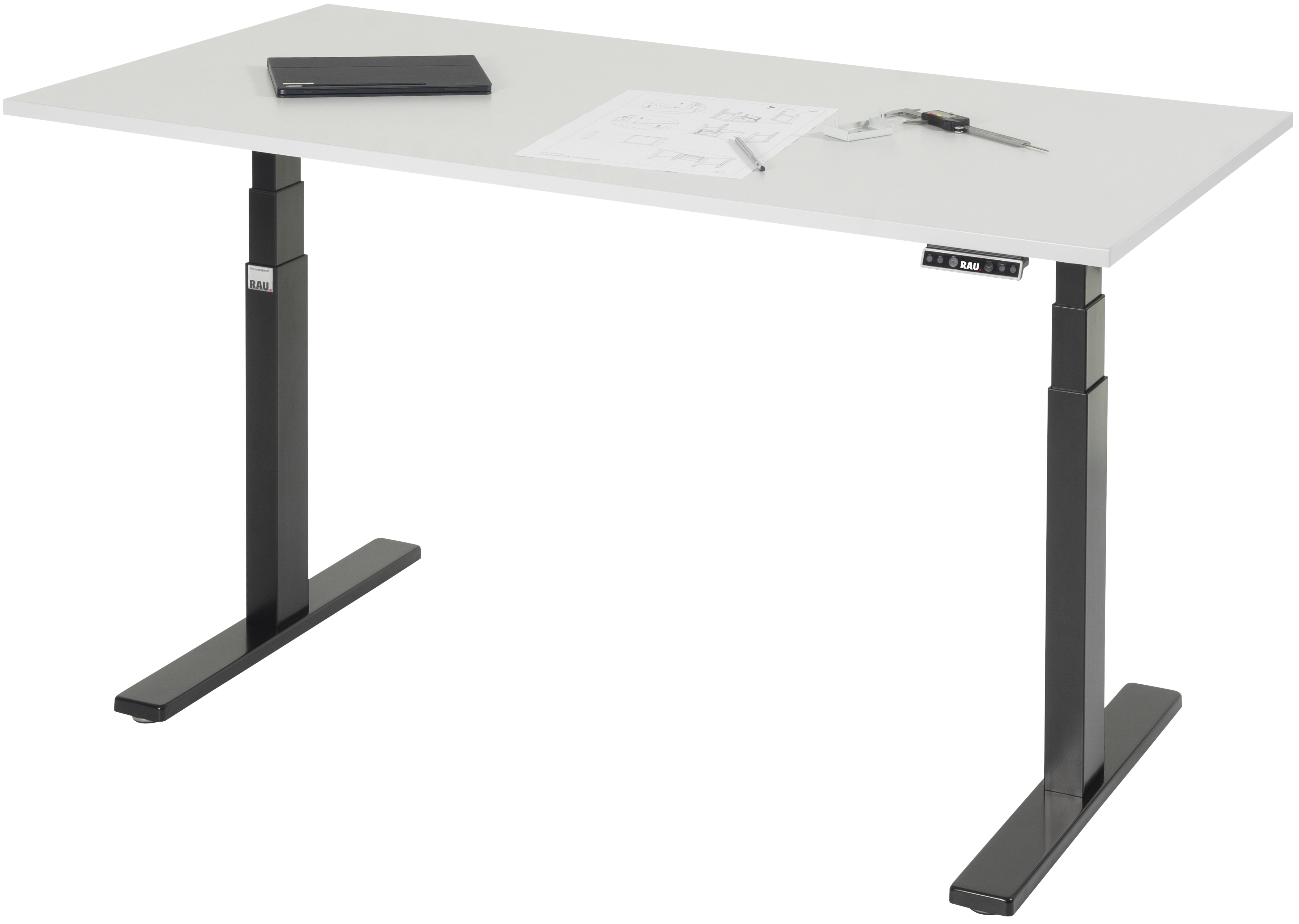 Schreibtisch Serie adlatus 100 Melaminharzplatte