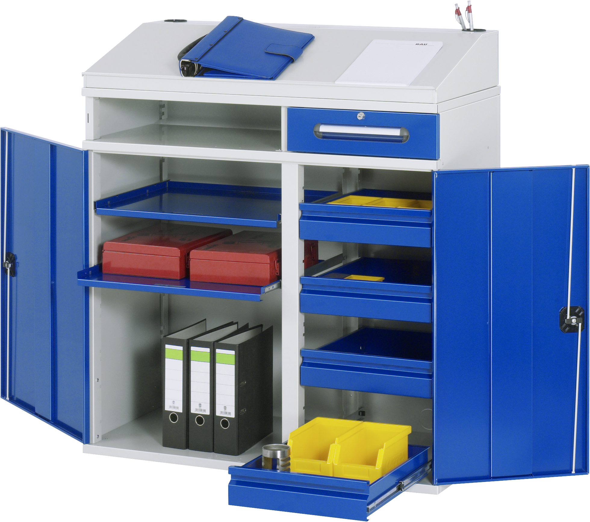 Beistellschrank-Stehpult