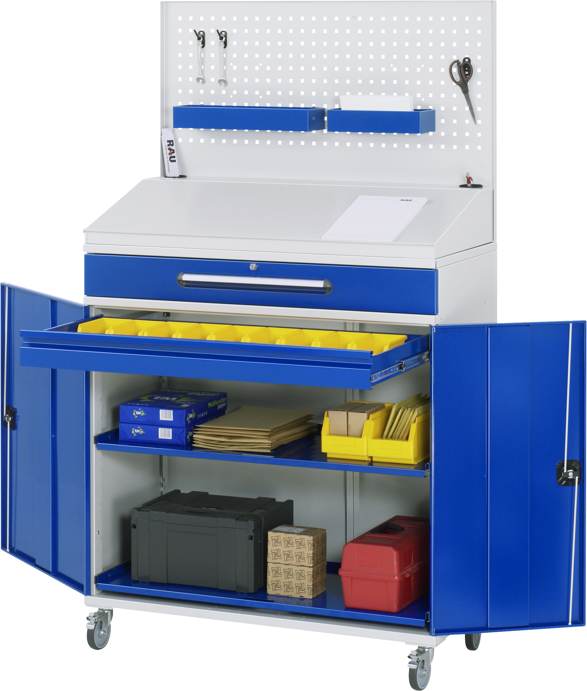 Beistellschrank-Stehpult
