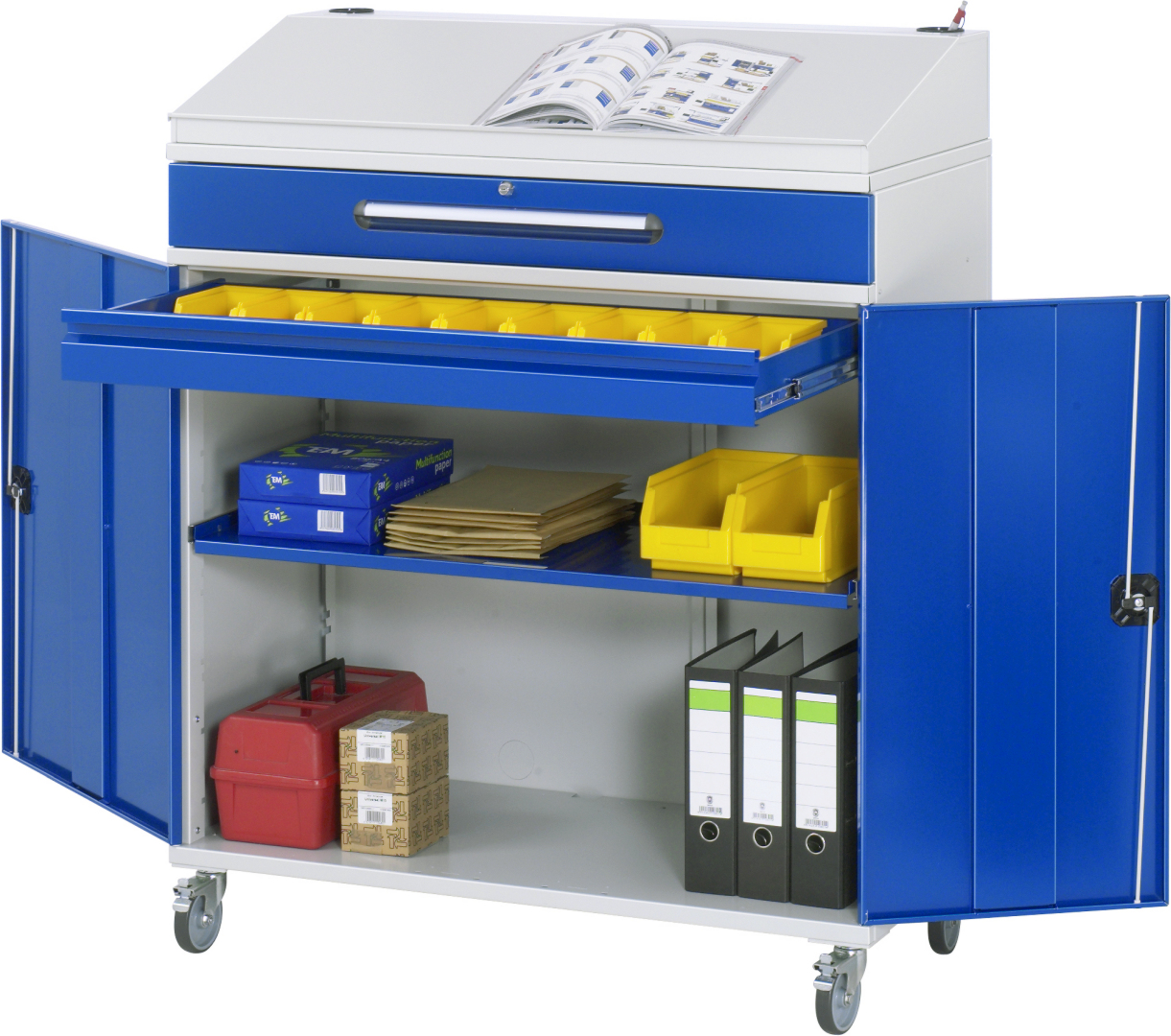 Beistellschrank-Stehpult
