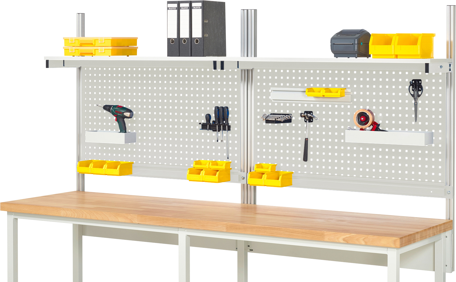 System-Aufbau - Komplettset 01 für Produktbreite 2500 mm