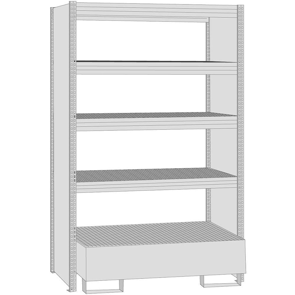 BERT-Umweltregal - Grundfeld mit Auffangwanne