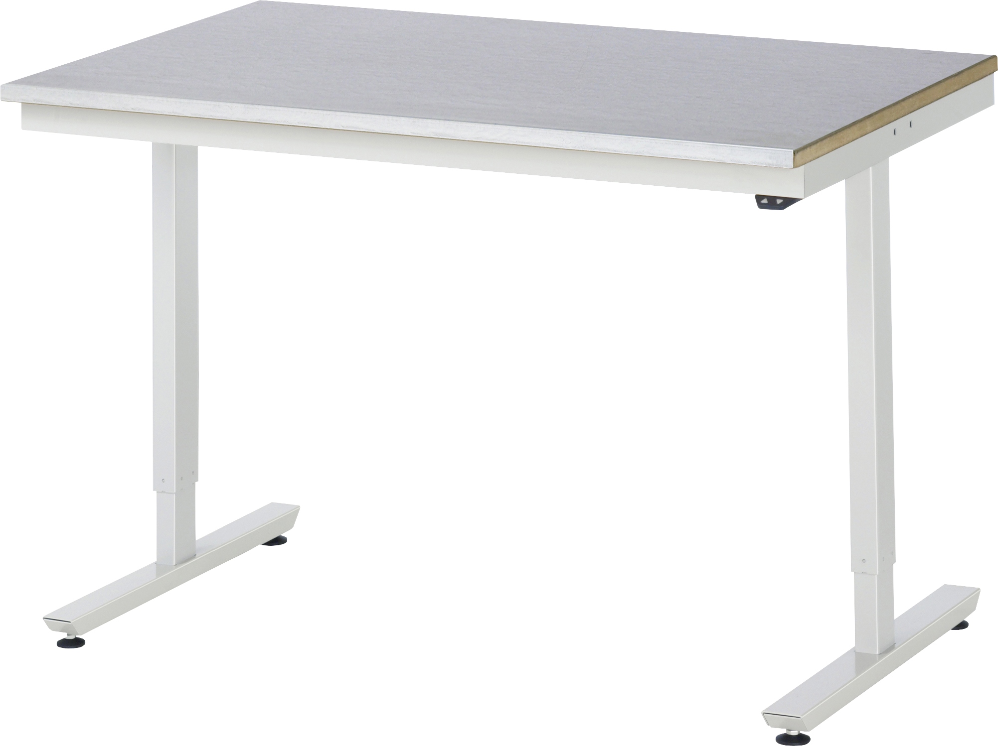 Arbeitstisch Serie adlatus 150 mit Stahlblechplatte