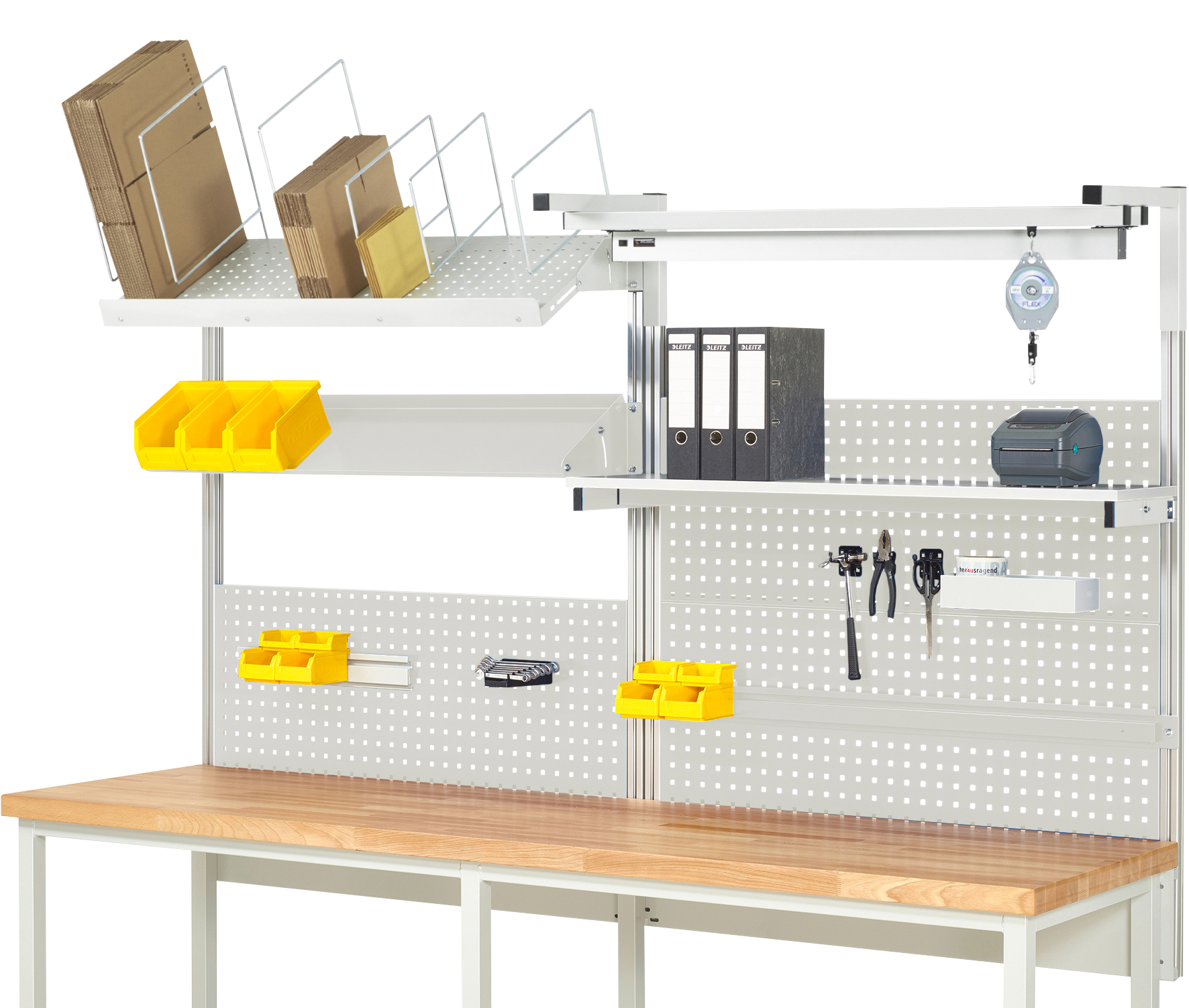 System-Aufbau - Komplettset 06 für Produktbreite 2500 mm