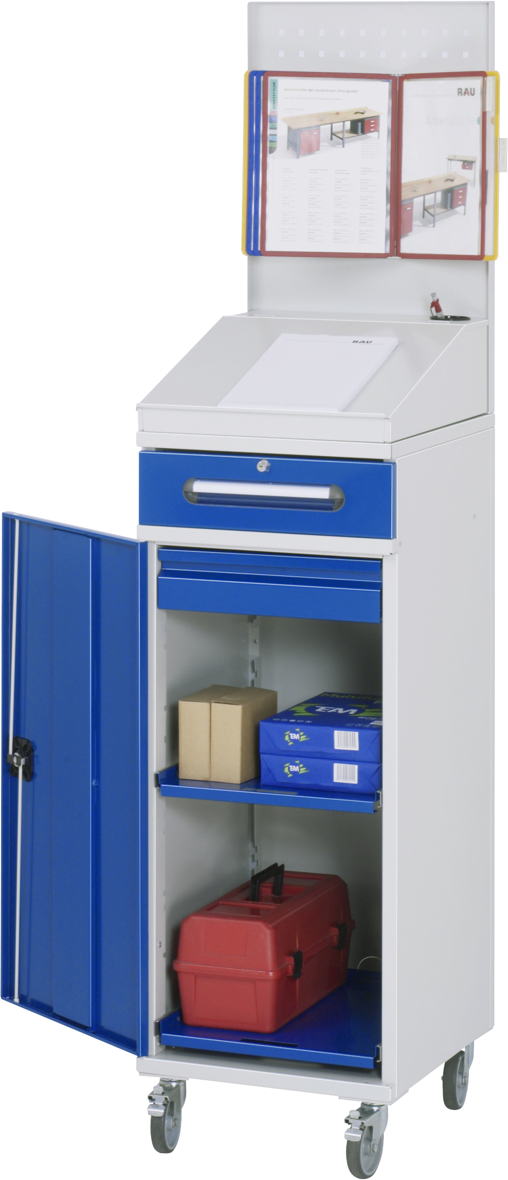 Beistellschrank-Stehpult