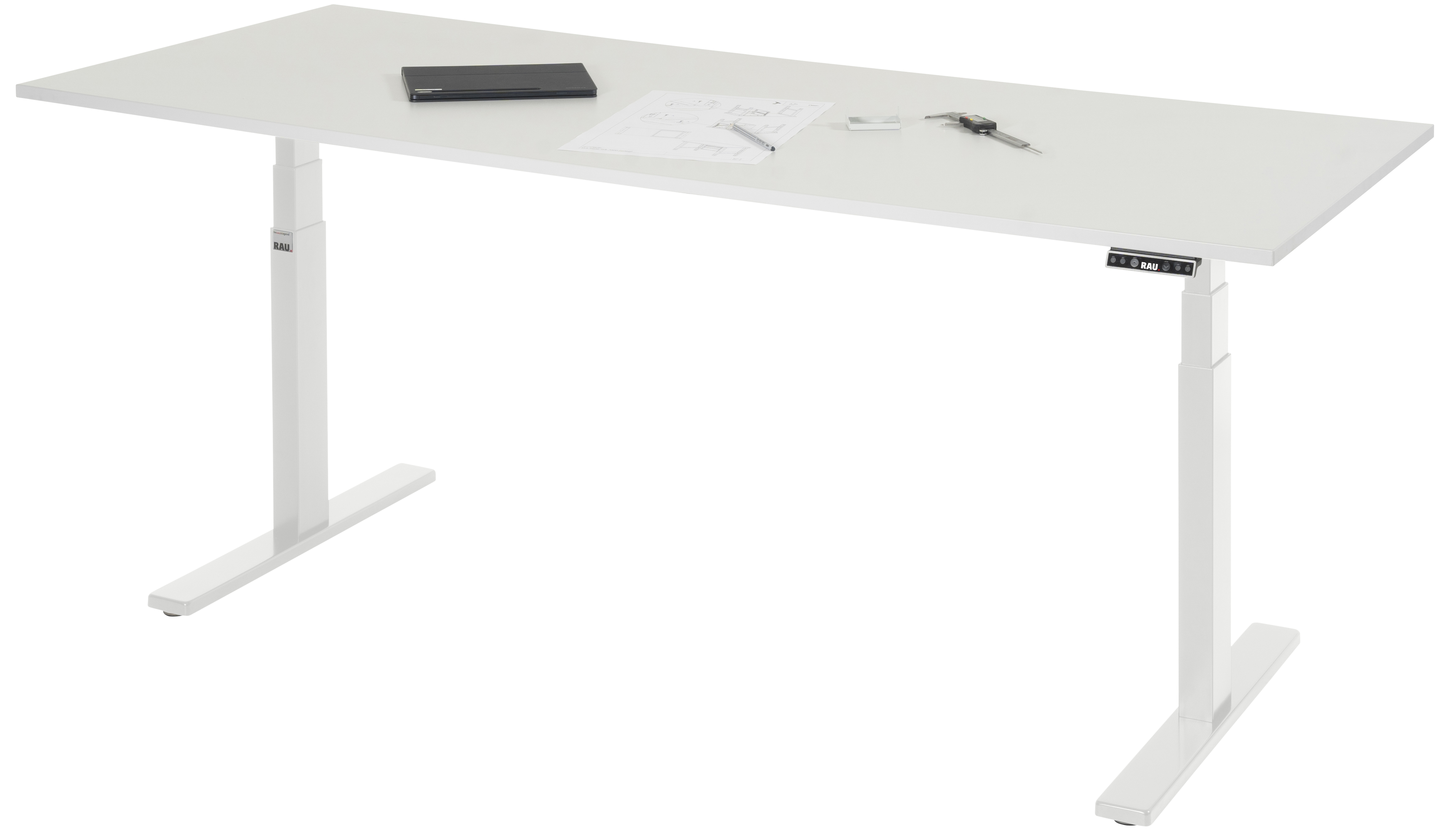 Schreibtisch Serie adlatus 100 Melaminharzplatte