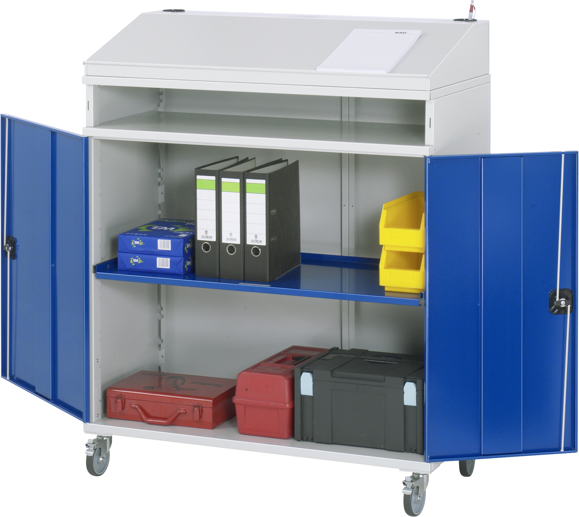 Beistellschrank-Stehpult