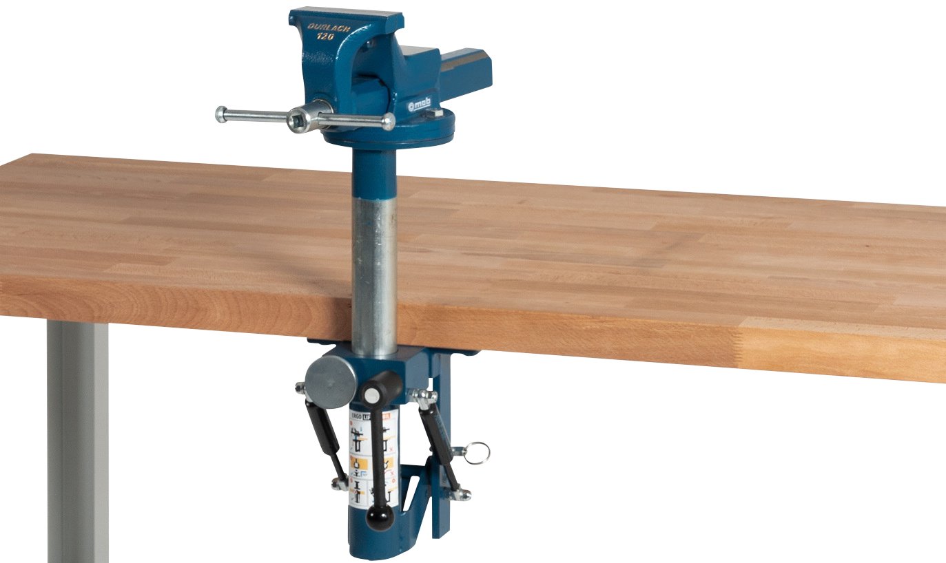 Schraubstock 120 mm mit Klapplift