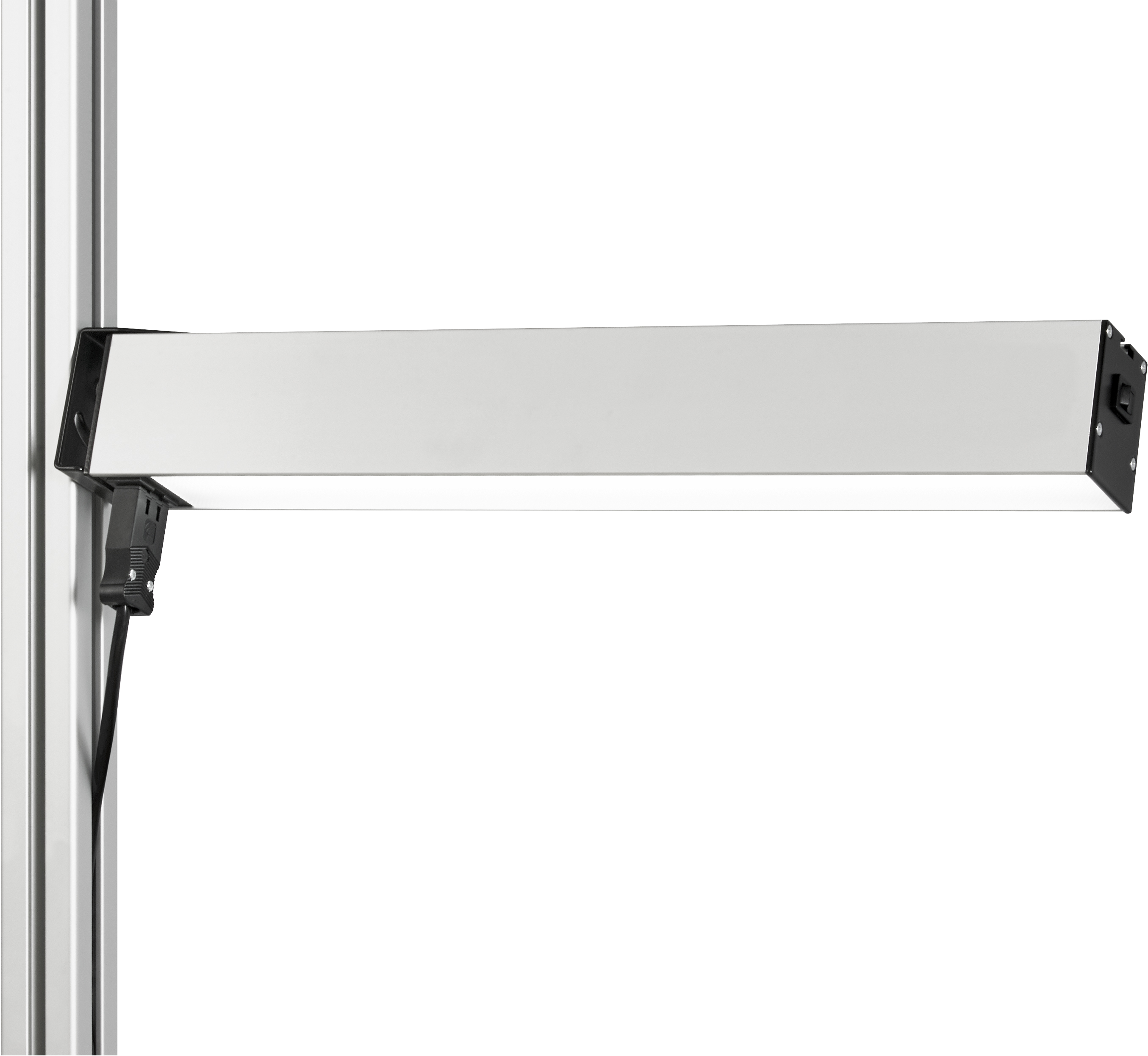 LED-Arbeitsplatzleuchte seitlich