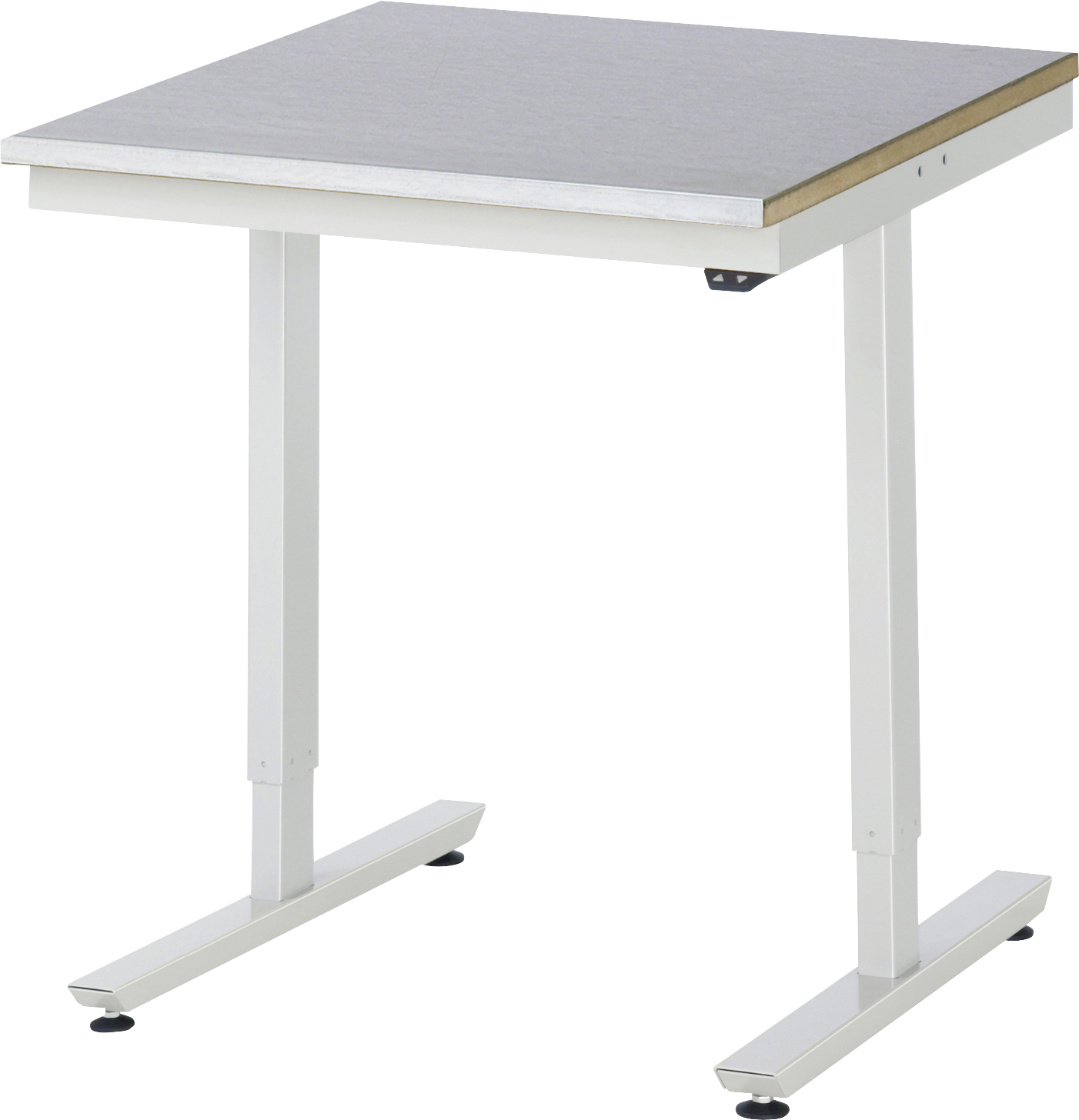 Arbeitstisch Serie adlatus 150 mit Stahlblechplatte