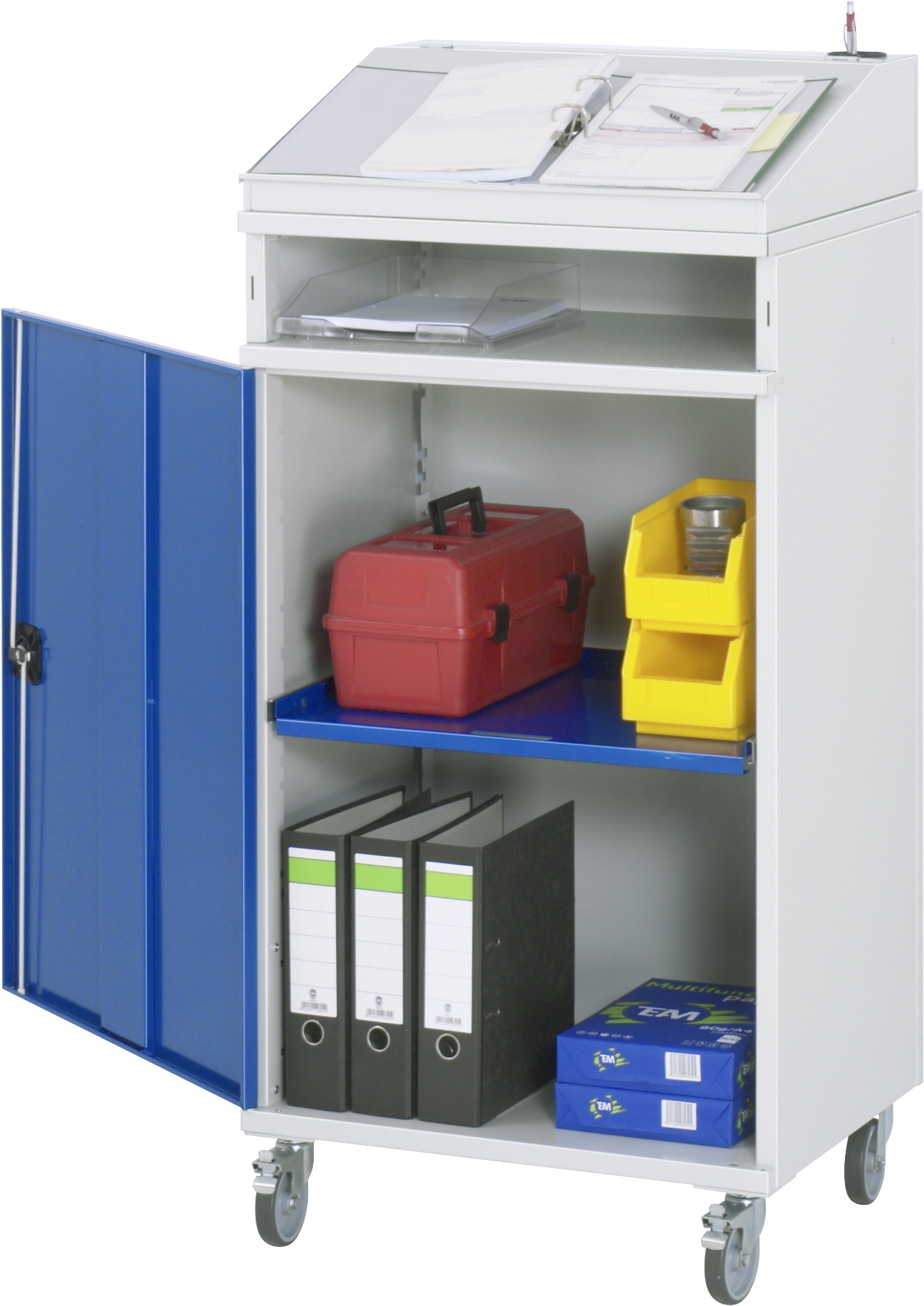 Beistellschrank-Stehpult