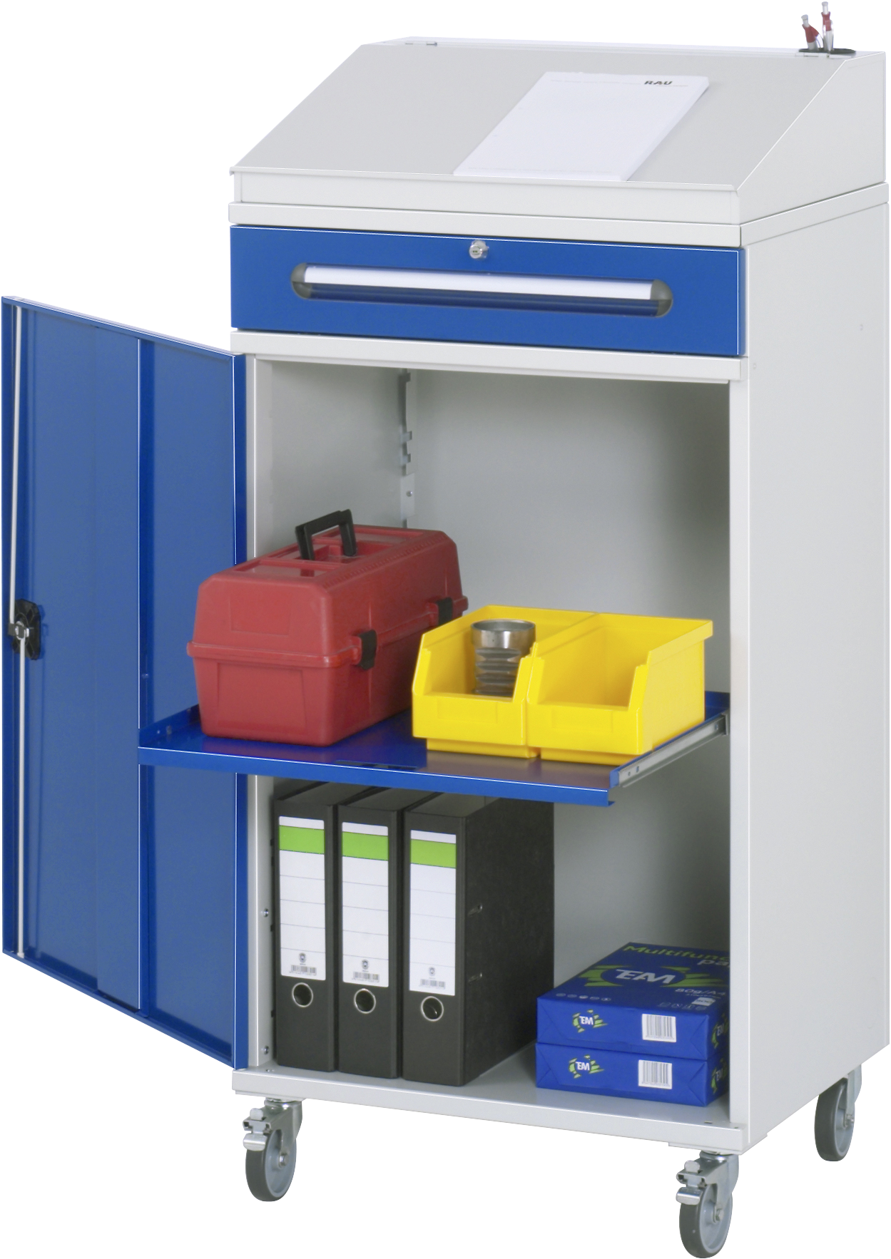 Beistellschrank-Stehpult
